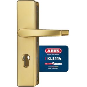 Abus Türbeschlag KLS114 für Innentüren und Wohnungstüren beidseitiger Türgriff für nach links und rechts öffnende Türen VdS anerkannt F3 (Messing) Abus Türbeschlag KLS114 für Innentüren und Wohnungstüren beidseitiger Türgriff für nach links und rechts öffnende Türen VdS anerkannt F3 (Messing)