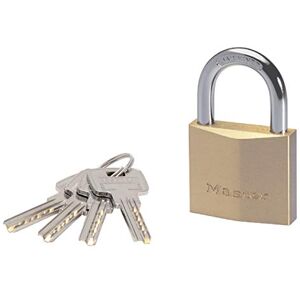 Master Lock 2950EURD Vorhängeschloss 50mm Vollmessing Hohe Sicherheit mit Doppelter 6 Stift Verriegelung Master Lock 2950EURD Vorhängeschloss 50mm Vollmessing Hohe Sicherheit mit Doppelter 6 Stift Verriegelung