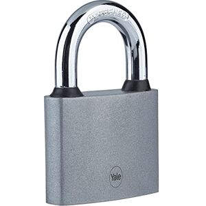 Yale Y111S/60/132/1, Standardsicherheit, 60 mm, Eisen, Vorhängeschloss, Silber, Bügel aus gehärtetem Stahl, inkl. 3 Schlüssel, für Spind, Werkzeugkiste, Schrank, Hängeschloss Yale Y111S/60/132/1, Standardsicherheit, 60 mm, Eisen, Vorhängeschloss, Silber, Bügel aus gehärtetem Stahl, inkl. 3 Schlüssel, für Spind, Werkzeugkiste, Schrank, Hängeschloss
