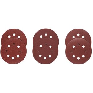 Bosch SR5R000 Schleifscheiben, 6-teilig, 5 Zoll, 8 Loch, Haken- und Schlaufe, Sortiment Bosch SR5R000 Schleifscheiben, 6-teilig, 5 Zoll, 8 Loch, Haken- und Schlaufe, Sortiment