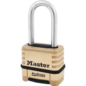 Master Lock 1175LHSS ProSeries Set Your Own Combination Lock, Brass, 2-1/4" Wide Master Lock 1175LHSS ProSeries Set Your Own Combination Lock, Brass, 2-1/4" Wide