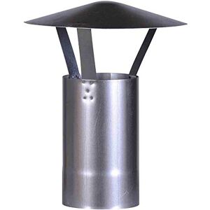 FIREFIX A120/RH Regenhut (verzinkt), Höhe 420 mm, ø 120 mm für 0,6 mm Starke Ofenrohre, Silber FIREFIX A120/RH Regenhut (verzinkt), Höhe 420 mm, ø 120 mm für 0,6 mm Starke Ofenrohre, Silber