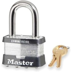 Master Lock 5DLF Outdoor Vorhängeschloss mit Schlüssel, 1 Stück, Silber Master Lock 5DLF Outdoor Vorhängeschloss mit Schlüssel, 1 Stück, Silber