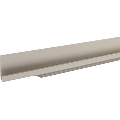 Accuride 100005574 Edelstahl-Effekt Schüco Griffleiste Grande-Schranktürgriff 445mm, Profilleiste zum Einfräsen für Möbelfronten Alu, 445 mm Accuride 100005574 Edelstahl-Effekt Schüco Griffleiste Grande-Schranktürgriff 445mm, Profilleiste zum Einfräsen für Möbelfronten Alu, 445 mm
