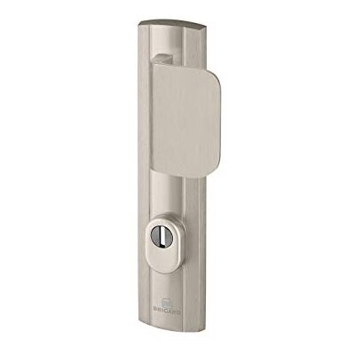 Bricard Expression 9910051 Griff-Set, geschirmt auf Platte, Seitenständer und Spoiler, für Eingangstüren (für Euro-Zylinder), Edelstahl, Edelstahl Bricard Expression 9910051 Griff-Set, geschirmt auf Platte, Seitenständer und Spoiler, für Eingangstüren (für Euro-Zylinder), Edelstahl, Edelstahl