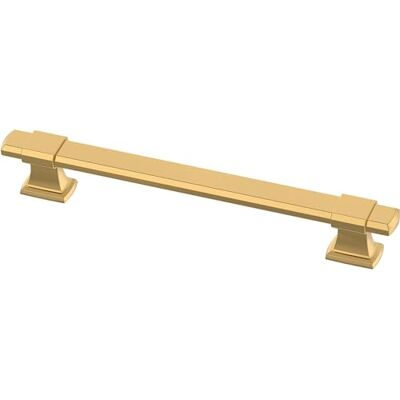 Franklin Brass P49107-117-B Anpassungsgriff, abgeschrägte Kanten, verstellbar, 35–160 mm, modern, goldfarben, 5 Stück Franklin Brass P49107-117-B Anpassungsgriff, abgeschrägte Kanten, verstellbar, 35–160 mm, modern, goldfarben, 5 Stück