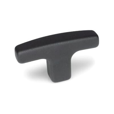 Ganter Normelemente Möbelgriff, Schrankgriff, Schubladengriff in T-Form Aluminium, schwarz GN 563.2-80-M10-SW Gewinde M10 Ganter Normelemente Möbelgriff, Schrankgriff, Schubladengriff in T-Form Aluminium, schwarz GN 563.2-80-M10-SW Gewinde M10