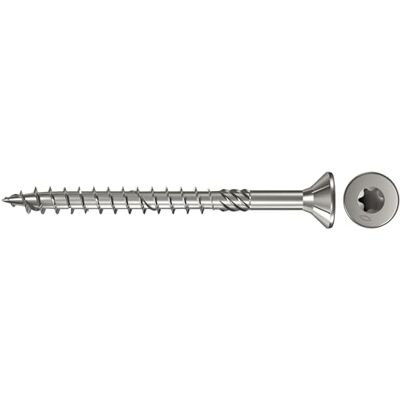 fischer Power-Fast FPF-ST 5, 0 x 60 A4P Spanplattenschrauben mit Teilgewinde und Senkkopf, zur Befestigung von Tragenden Bauteilen in Holz, Nicht Rostender Stahl- 200 Stück Art.-Nr. 40566 fischer Power-Fast FPF-ST 5, 0 x 60 A4P Spanplattenschrauben mit Teilgewinde und Senkkopf, zur Befestigung von Tragenden Bauteilen in Holz, Nicht Rostender Stahl- 200 Stück Art.-Nr. 40566