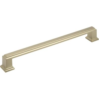 Amerock Schrankgriff, goldener Champagner, 192 mm, Mitte zu Mitte, 1 Stück, Schubladengriff, Schrankbeschläge Amerock Schrankgriff, goldener Champagner, 192 mm, Mitte zu Mitte, 1 Stück, Schubladengriff, Schrankbeschläge