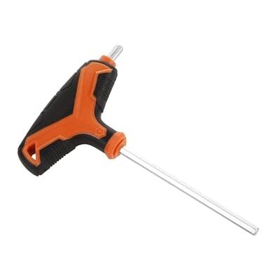Zarivy T-Griff aus zwei Materialien, 3 mm, Orange, ideal für Outdoor-Werkzeuge und Bastelarbeiten. Zarivy T-Griff aus zwei Materialien, 3 mm, Orange, ideal für Outdoor-Werkzeuge und Bastelarbeiten.