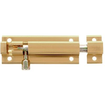 Amig Türriegel aus Aluminium Bolzenriegel Mod. 500 Türschloss in Gold Torschlossriegel Türschieber Maße: 300 x 30 Aufschraubschloss Geeignet für Türen und Fenster Amig Türriegel aus Aluminium Bolzenriegel Mod. 500 Türschloss in Gold Torschlossriegel Türschieber Maße: 300 x 30 Aufschraubschloss Geeignet für Türen und Fenster