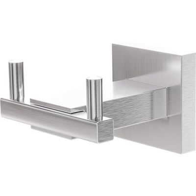 Amig Handtuchhaken Mod. Isla-5 Handtuchhaken Mit Schrauben inklusive 73 x 73 x 50 mm Edelstahl Matt Silber Amig Handtuchhaken Mod. Isla-5 Handtuchhaken Mit Schrauben inklusive 73 x 73 x 50 mm Edelstahl Matt Silber
