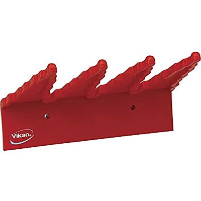 Vikan 6154 Wall Bracket,9.5",PP,Red Vikan 6154 Wall Bracket,9.5",PP,Red