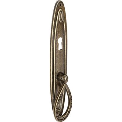EL ZORRO IMEX 78010 78010-Griff Ring Platte mit Mundstück, 28 x 146 mm, Bronze EL ZORRO IMEX 78010 78010-Griff Ring Platte mit Mundstück, 28 x 146 mm, Bronze