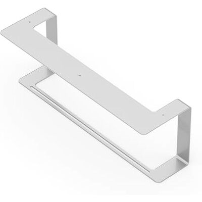 Alberts Wandregalhalter - Stahl, Schwarz, Weiß, 150mm Breite - Wandregalhalter Alberts Wandregalhalter - Stahl, Schwarz, Weiß, 150mm Breite - Wandregalhalter