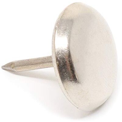 Adsamm ® / 32 x Metallgleiter mit Nagel / Silber / Ø 20 mm / rund / Möbelgleiter mit Nagel Adsamm ® / 32 x Metallgleiter mit Nagel / Silber / Ø 20 mm / rund / Möbelgleiter mit Nagel