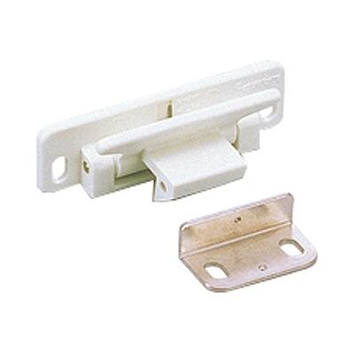 Sugatsune LAMP Hebelverschluss LL-66-WT Möbel Türverriegelung für Türen ohne Griffe und Knöpfe, Kunststoff poliert Sugatsune LAMP Hebelverschluss LL-66-WT Möbel Türverriegelung für Türen ohne Griffe und Knöpfe, Kunststoff poliert