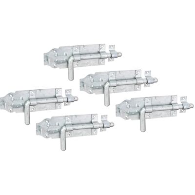 Alberts 841812 Bolzenriegel mit rundem Griff und befestigter Schlaufe feuerverzinkt Platte 180 x 70 mm Bolzen- 16 mm Gesamtlänge 230 mm 5er Set Alberts 841812 Bolzenriegel mit rundem Griff und befestigter Schlaufe feuerverzinkt Platte 180 x 70 mm Bolzen- 16 mm Gesamtlänge 230 mm 5er Set