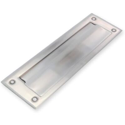Amig Briefkastenschlitz Edelstahl Silber Mod. 1 Klappe für Wände oder Türen Briefsammler mit Edelstahl-Deckel 254 x 78 mm Schlitzmaß: 198 x 48 mm Silberfarbe Briefschlitz Amig Briefkastenschlitz Edelstahl Silber Mod. 1 Klappe für Wände oder Türen Briefsammler mit Edelstahl-Deckel 254 x 78 mm Schlitzmaß: 198 x 48 mm Silberfarbe Briefschlitz