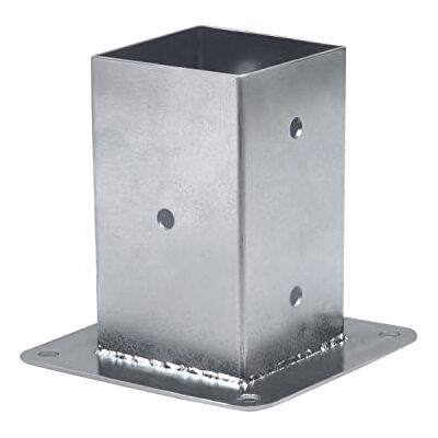 Amig Halterung 358 Wetter- & Rostbeständig Für Zäune & Holzkonstruktionen Quadratische Befestigung Verzinkter Stahl 72 mm, Bunt Amig Halterung 358 Wetter- & Rostbeständig Für Zäune & Holzkonstruktionen Quadratische Befestigung Verzinkter Stahl 72 mm, Bunt