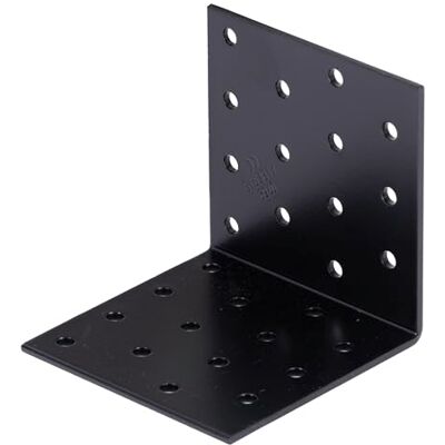 Alberts Modell 80 x 80 x 80 x 2,5 mm - Regalwinkel, Schwarz, Kunststoffbeschichtet, Verzinkt, Vielseitig Alberts Modell 80 x 80 x 80 x 2,5 mm - Regalwinkel, Schwarz, Kunststoffbeschichtet, Verzinkt, Vielseitig