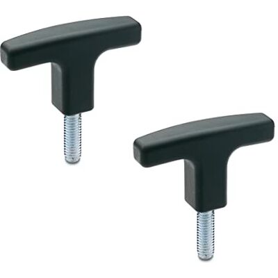 Ganter Normelemente T-Griffschrauben Möbelgriffe Schrankgriffe Schubladengriffe GN 563.1-40-M6-20 Kunststoff Griff 40mm Gewinde M6x20 2 Stück Ganter Normelemente T-Griffschrauben Möbelgriffe Schrankgriffe Schubladengriffe GN 563.1-40-M6-20 Kunststoff Griff 40mm Gewinde M6x20 2 Stück