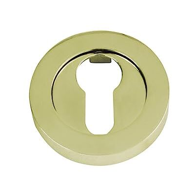 Amig Schlüssel Modell 3Z Ø 52 mm 10 mm Breite Rundblende für Schlösser kompatibel mit Europrofil Zamak Messing lackiert Amig Schlüssel Modell 3Z Ø 52 mm 10 mm Breite Rundblende für Schlösser kompatibel mit Europrofil Zamak Messing lackiert
