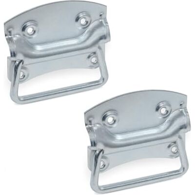 Ganter Normelemente Klappgriff, Kistengriff, Tragegriff 2 Stück Stahl verzinkt 100mm GN 3136-100-80-A-ST Ganter Normelemente Klappgriff, Kistengriff, Tragegriff 2 Stück Stahl verzinkt 100mm GN 3136-100-80-A-ST