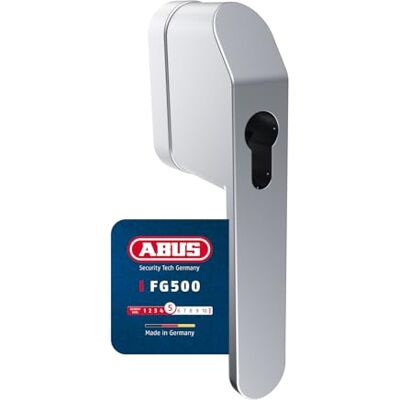 Abus abschließbarer Fenstergriff FG500 HZ für Profil-Halbzylinder Kindersicherung & Einbruchschutz für Fenster, ideal für Schließanlagen vorbereitet zur Aufnahme eines Halbzylinders Silber Abus abschließbarer Fenstergriff FG500 HZ für Profil-Halbzylinder Kindersicherung & Einbruchschutz für Fenster, ideal für Schließanlagen vorbereitet zur Aufnahme eines Halbzylinders Silber
