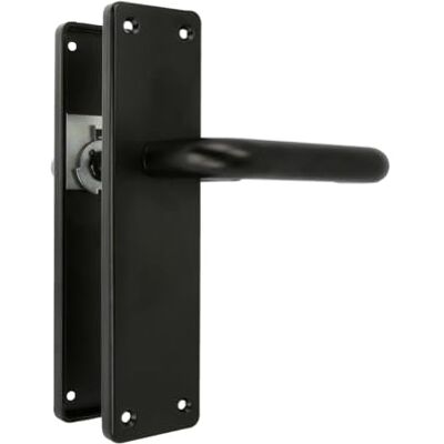 Amig Türgriff Set Matt-Schwarz Oberfläche Ergonomisches Design U-Griff Aluminium Türgriff für moderne Ästhetik Passend für Türen Höhe 222 mm, Breite 55 mm, Schwarz, PB85, Aluminium Amig Türgriff Set Matt-Schwarz Oberfläche Ergonomisches Design U-Griff Aluminium Türgriff für moderne Ästhetik Passend für Türen Höhe 222 mm, Breite 55 mm, Schwarz, PB85, Aluminium