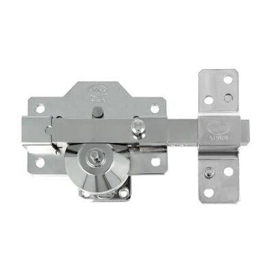 Amig Dornschließe mit rundem Zylinder und Riegel Mod. 1Plus 105 x 170 mm Sicherheits-Türschloss mit Schlüssel und Anti-Knicksystem 5 Punktschlüssel Stahl silber Amig Dornschließe mit rundem Zylinder und Riegel Mod. 1Plus 105 x 170 mm Sicherheits-Türschloss mit Schlüssel und Anti-Knicksystem 5 Punktschlüssel Stahl silber