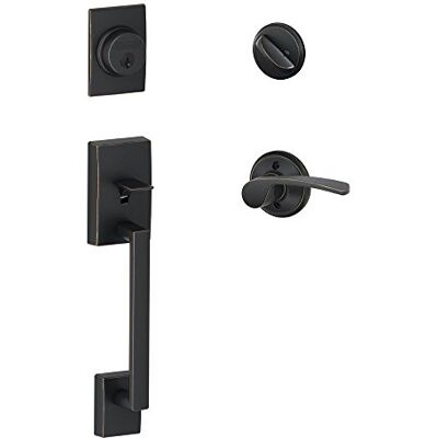 SCHLAGE Lock Company F60 CEN 716 MER LH Century Einzylinder-Griffset und Merano-Hebel links, Altbronze SCHLAGE Lock Company F60 CEN 716 MER LH Century Einzylinder-Griffset und Merano-Hebel links, Altbronze