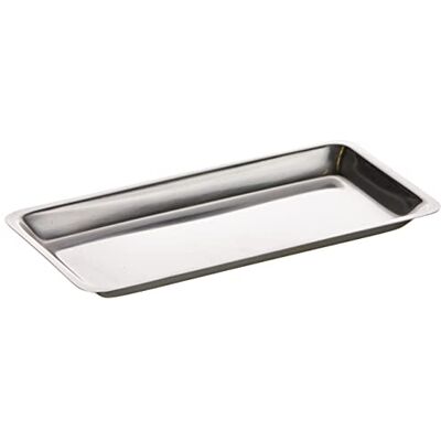 GIMA Vassoio Inox Dentale - 208x109x15mm - Dental Tray GIMA Vassoio Inox Dentale - 208x109x15mm - Dental Tray