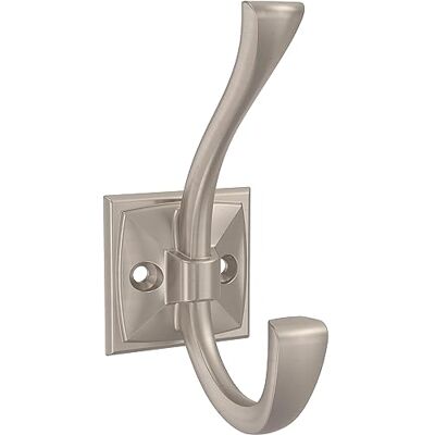 Franklin Brass Ruavista Wandhaken für Mantel und Hut, Nickel, B48022K-NIC-C, 5 Stück Franklin Brass Ruavista Wandhaken für Mantel und Hut, Nickel, B48022K-NIC-C, 5 Stück