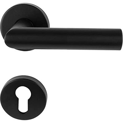 Marchesi - GEHRUNG - Rosette Ø50x10 - Schwarz - Türdrückersatz Marchesi - GEHRUNG - Rosette Ø50x10 - Schwarz - Türdrückersatz