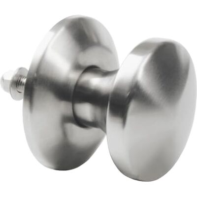 Amig Fester Türknauf für Innentüren Mod. 20 Ø 80 x 70 mm mit Rosettenverkleidung Ergonomischer Griff für Türen mit maximaler Dicke von 70 mm Edelstahl 18/8 matt Amig Fester Türknauf für Innentüren Mod. 20 Ø 80 x 70 mm mit Rosettenverkleidung Ergonomischer Griff für Türen mit maximaler Dicke von 70 mm Edelstahl 18/8 matt