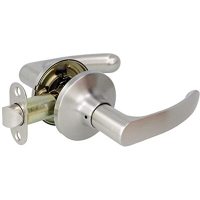 Amig Türgriff-Set mit Klinke für Türen Türknauf für Innentüren Elegantes und einfaches Design, ideal für Zuhause oder Büro Stahl Matt verchromt Eingangs-Türknauf 60/70 mm Amig Türgriff-Set mit Klinke für Türen Türknauf für Innentüren Elegantes und einfaches Design, ideal für Zuhause oder Büro Stahl Matt verchromt Eingangs-Türknauf 60/70 mm