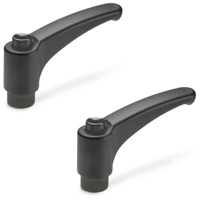 Ganter Normelemente 2 Stück Klemmhebel Kunststoff, Buchse Messing GN 603-78-M8-DSG Gewinde M8 Ganter Normelemente 2 Stück Klemmhebel Kunststoff, Buchse Messing GN 603-78-M8-DSG Gewinde M8