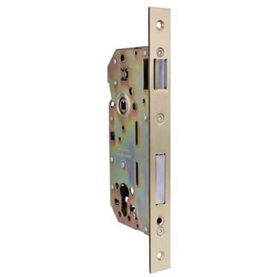 Amig Einsteckschloss für Holztüren Mit Riegelriegel Quadratisches Front- und Halterungsteil 50 mm Entfernung Wendbarer Falle Stahl Gold 240 mm Amig Einsteckschloss für Holztüren Mit Riegelriegel Quadratisches Front- und Halterungsteil 50 mm Entfernung Wendbarer Falle Stahl Gold 240 mm