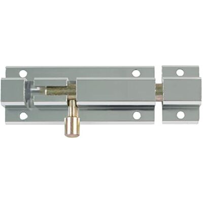 Amig Türriegel aus Aluminium Bolzenriegel Mod. 501 Türschloss in Silber Torschlossriegel Türschieber Maße: 35 x 50 Kompakter Aufschraubschließriegel Geeignet für Türen und Fenster Amig Türriegel aus Aluminium Bolzenriegel Mod. 501 Türschloss in Silber Torschlossriegel Türschieber Maße: 35 x 50 Kompakter Aufschraubschließriegel Geeignet für Türen und Fenster