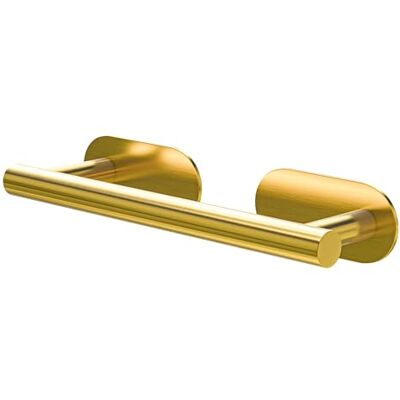 Amig Selbstklebender Badetuchhalter Mod. Ea-1 Wandhalterung für Handtücher Klebebefestigung ohne Schrauben 230 x Ø19 x 70 x 45 mm Edelstahl Matt Gold Amig Selbstklebender Badetuchhalter Mod. Ea-1 Wandhalterung für Handtücher Klebebefestigung ohne Schrauben 230 x Ø19 x 70 x 45 mm Edelstahl Matt Gold