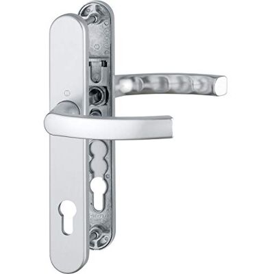 Hoppe LIÈGE Türgarnitur - Fest/drehbar, Aluminium, PZ 92, Silber Hoppe LIÈGE Türgarnitur - Fest/drehbar, Aluminium, PZ 92, Silber