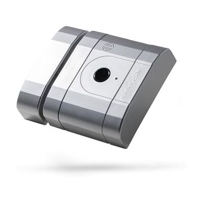 AYR int_LOCK PRO Unsichtbares elektronisches Hochsicherheitsschloss mit mattem Chrom-Finish. AYR int_LOCK PRO Unsichtbares elektronisches Hochsicherheitsschloss mit mattem Chrom-Finish.