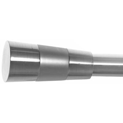 BASIT Endkappe für Gardinenstangen Ø 16mm I Endstück in Edelstahl Optik I 1 Stück Kappe I Kegel E11 BASIT Endkappe für Gardinenstangen Ø 16mm I Endstück in Edelstahl Optik I 1 Stück Kappe I Kegel E11
