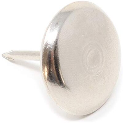 Adsamm ® / 100 x Metallgleiter mit Nagel/Silber/Ø 25 mm/rund/Möbelgleiter mit Nagel Adsamm ® / 100 x Metallgleiter mit Nagel/Silber/Ø 25 mm/rund/Möbelgleiter mit Nagel