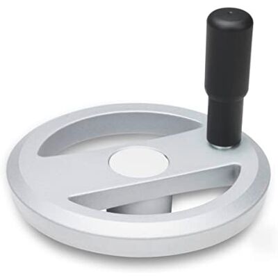 Ganter Normelemente Speichenhandräder mit drehbarem Griff GN 924-200-B20-R-SR Aluminium Silber, strukturmatt 1 Stück Ganter Normelemente Speichenhandräder mit drehbarem Griff GN 924-200-B20-R-SR Aluminium Silber, strukturmatt 1 Stück