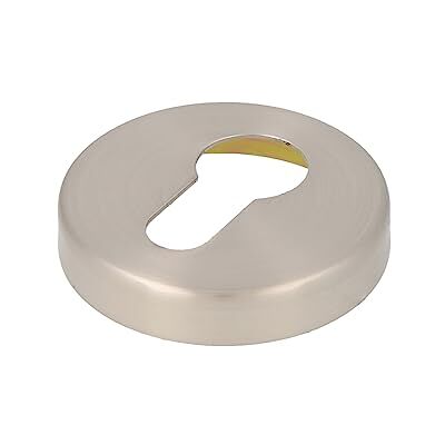 Amig Schlüssel für Türen Modell 252 Ø 52 mm Schlossblende für 252 Griffe kompatibel mit Europrofilzylinder Messing silber matt Amig Schlüssel für Türen Modell 252 Ø 52 mm Schlossblende für 252 Griffe kompatibel mit Europrofilzylinder Messing silber matt