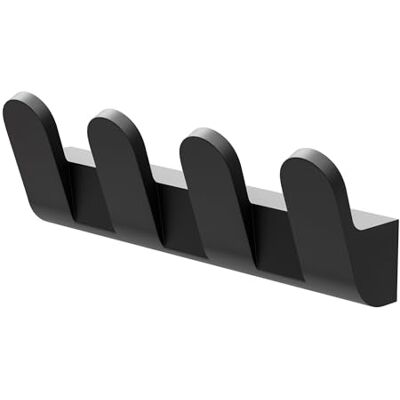 Amig Handtuchhaken Mod. Oma-7 Handtuchhaken Mit Schrauben inklusive 175 x 58 x 40 mm Zamak Matt Schwarz Amig Handtuchhaken Mod. Oma-7 Handtuchhaken Mit Schrauben inklusive 175 x 58 x 40 mm Zamak Matt Schwarz