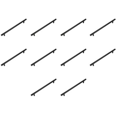 Amig 10er Pack Möbelgriffe 96 mm Matt Schwarz Aus Stahl Für Küchen- und Badezimmermöbel Mod. 837 Amig 10er Pack Möbelgriffe 96 mm Matt Schwarz Aus Stahl Für Küchen- und Badezimmermöbel Mod. 837