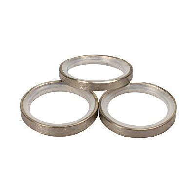 iso-design Edelstahl Gardinenringe mit Gleiteinlage für 16 mm Durchmesser Gardinenstangen, 10 Stück iso-design Edelstahl Gardinenringe mit Gleiteinlage für 16 mm Durchmesser Gardinenstangen, 10 Stück